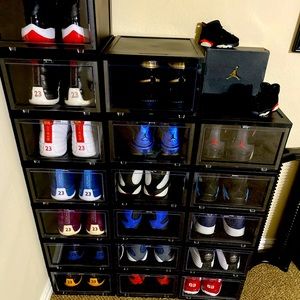 Plastic Drop front Shoe boxes